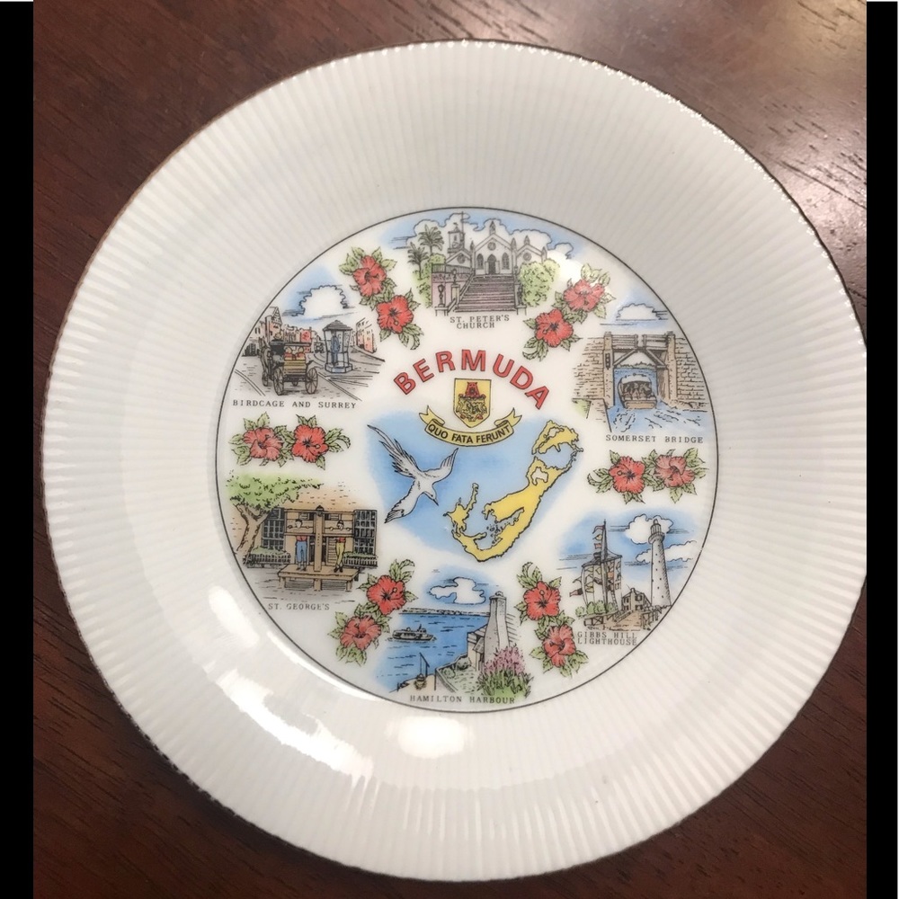 Bermuda Vintage Decorative Plate